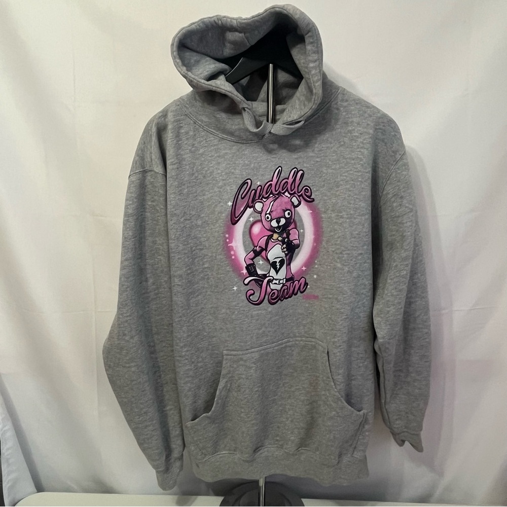 Fortnite Pink Cuddle Team Graphic Hoodie